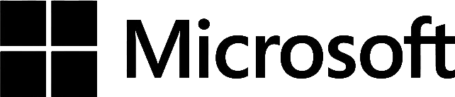 microsoft logo black
